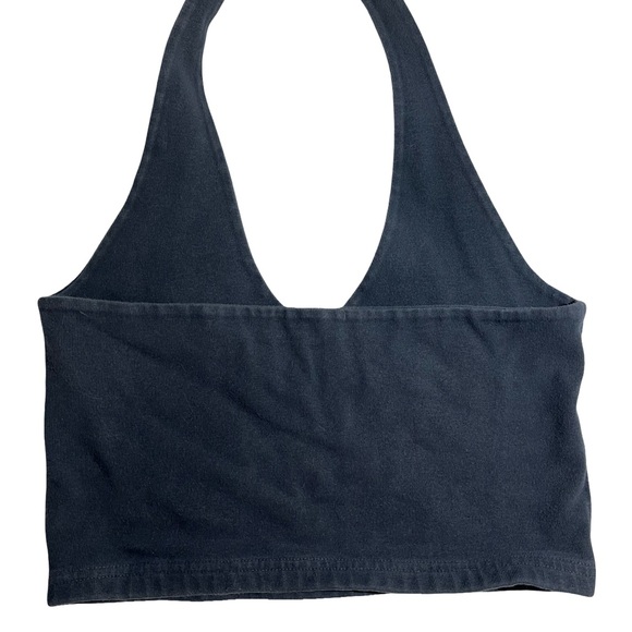 Brandy Melville Dark Blue Halter Top - Picture 2 of 3
